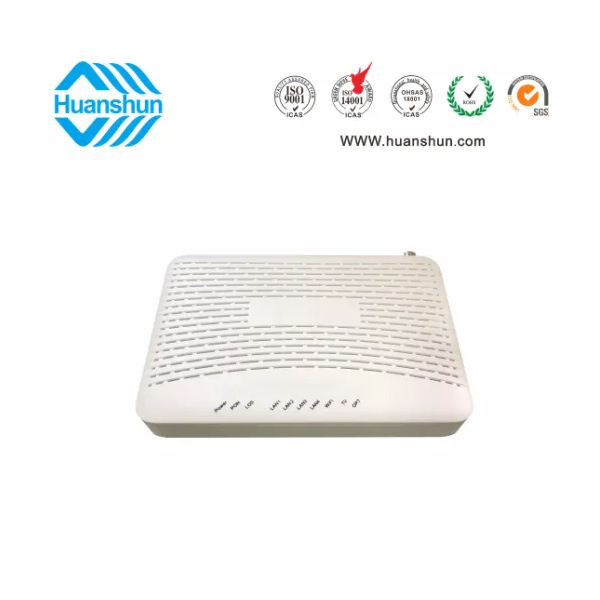 HSOS21176GNW FTTH 終端（XPON ONU WIFI，CATV） （GE+3FE+2*2WIFI+CATV NE)